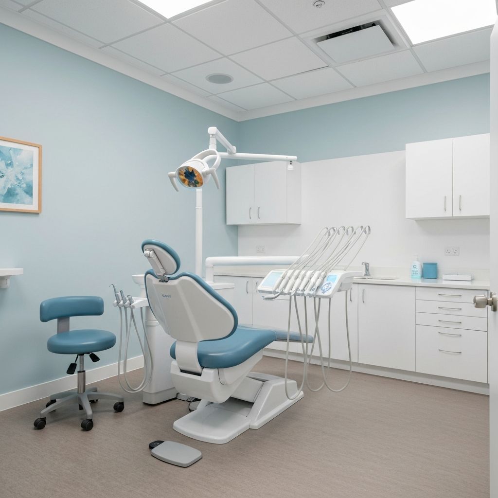 Modern treatment room at Lok Family Dental Centre, Thornlie